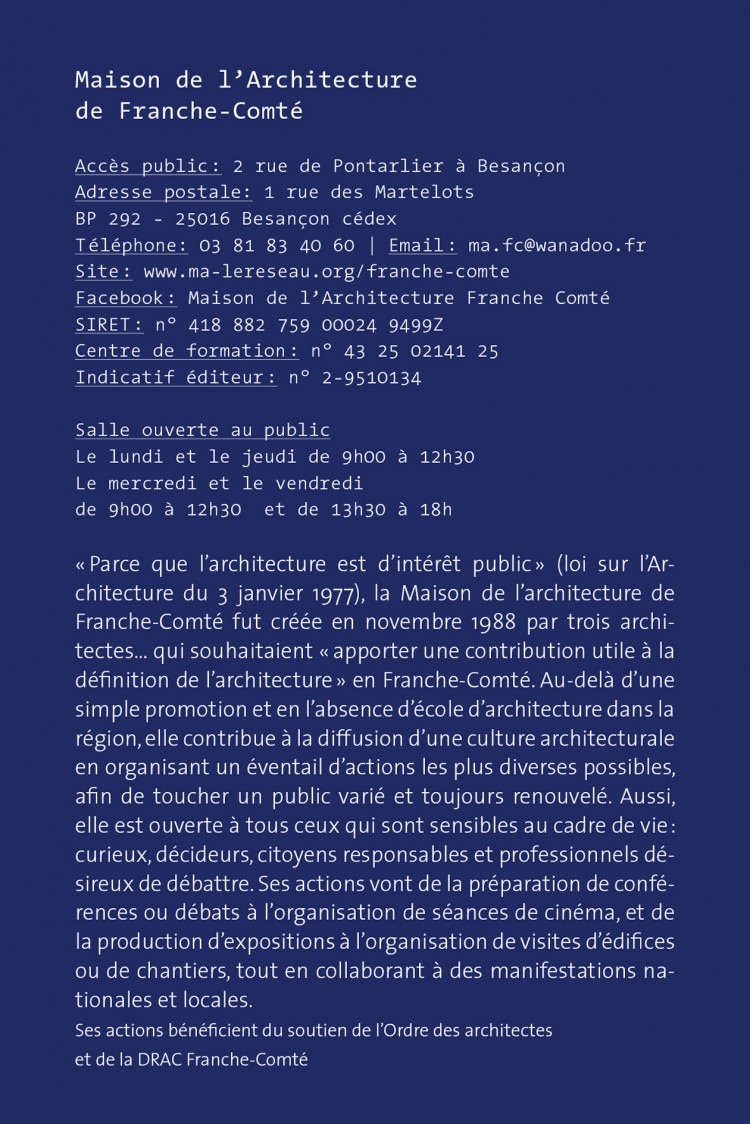 Maison de l'architecture de Pascaline Minella